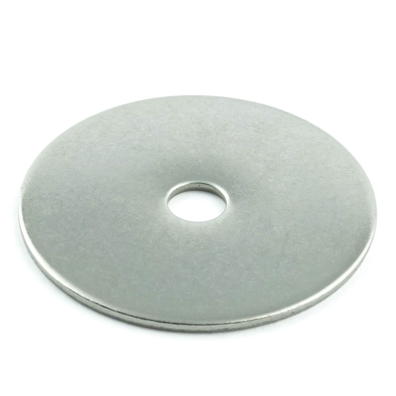 Eisenwaren2000 | Disques de carrosserie M6 6,4 x 30 mm (100 pièces) – Rondelles – Rondelles d'aile – Acier inoxydable A2 V2A – I