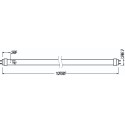 OSRAM LED tube Substitube Pure avec base G13, longueur : 1,2 mètre, blanc chaud (3000K), 15W, remplacement pour les tubes fluore