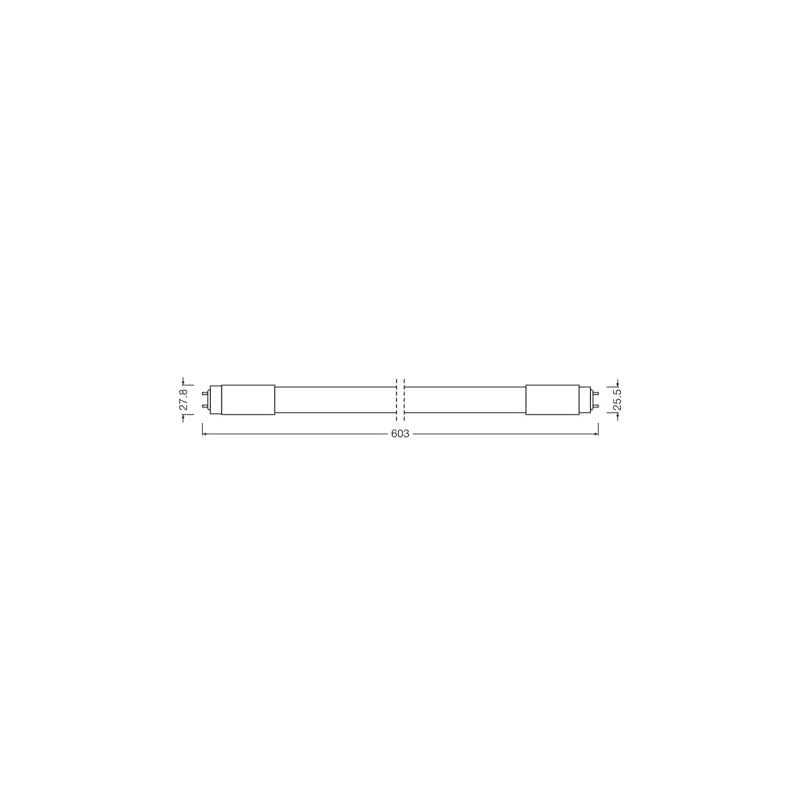 Ledvance Tube LED T8 HF P 600 mm 7,5 W 830