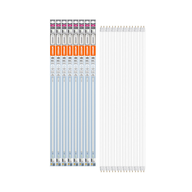 OSRAM Tube T8 18 EM 720 mm, LED Linéaire, 7W, 850lm, 4000K, Lumière Blanche Froide, Remplacement Pour Tubes T8 Avec Prises G13,