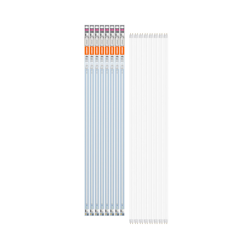 OSRAM Tube LED T8 36 EM PC 1200 mm, tube LED linéaire, 15W, 1800lm, 4000K, lumière blanche froide, remplacement LED pour tubes l