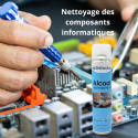 Alcool isopropylique 99° aérosol – 600ml – Parfait comme nettoyant, solvant et dégraissant