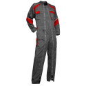LMA 401221 LUZERNE Combinaison Double Fermeture, Gris/Rouge, Taille 2