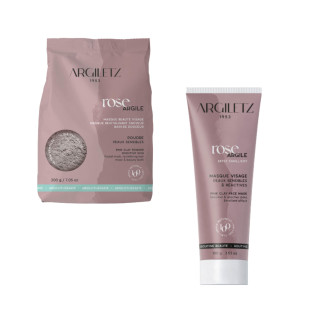 Pack spécial Octobre Rose - Masque à l'argile rose et Argile rose ultra-ventilée
