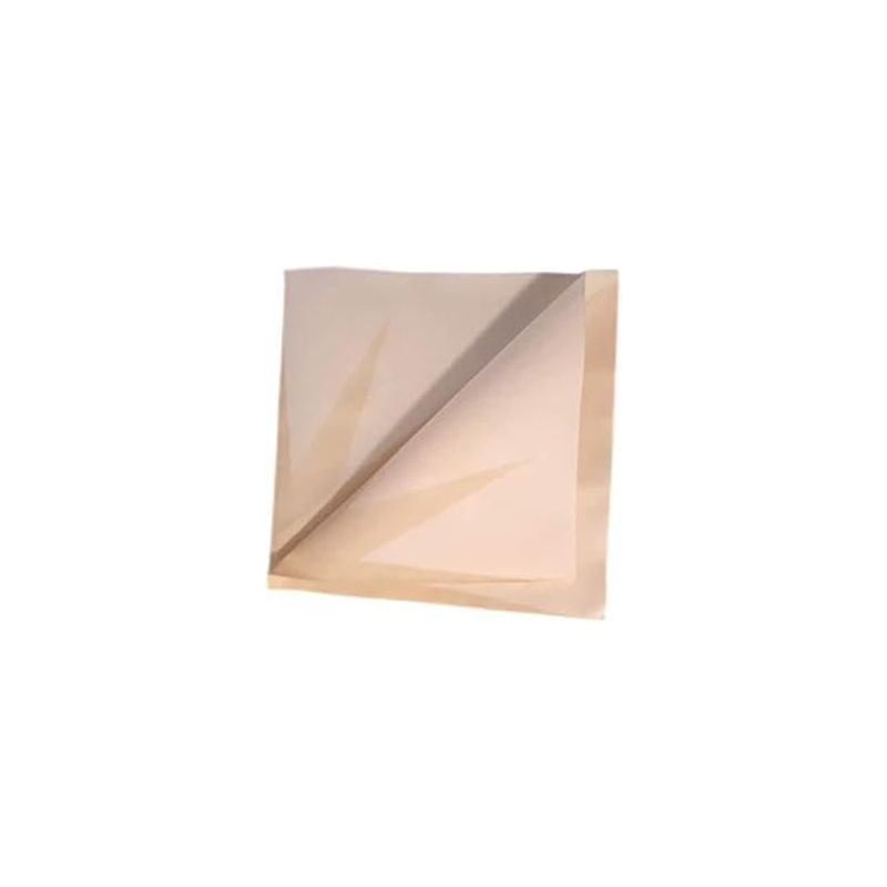100 SERVIETTES DE TABLE EN PAPIER JETABLES AIRLAID - LOT DE 2 PAQUETS DE 50 SERVIETTES - MOTIFS ÉTOILE BEIGE - STELLA CHAMPAGNE