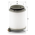 MANN-FILTER CU 1546 Filtre à air d'habitacle – Pour véhicule particulier