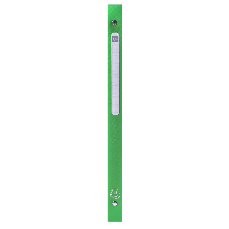Exacompta - réf. 51299E - 1 Classeur souple avec étiquette OPAK - 4 anneaux ronds diamètre 15 mm - Dos 20 mm - Dimensions extér