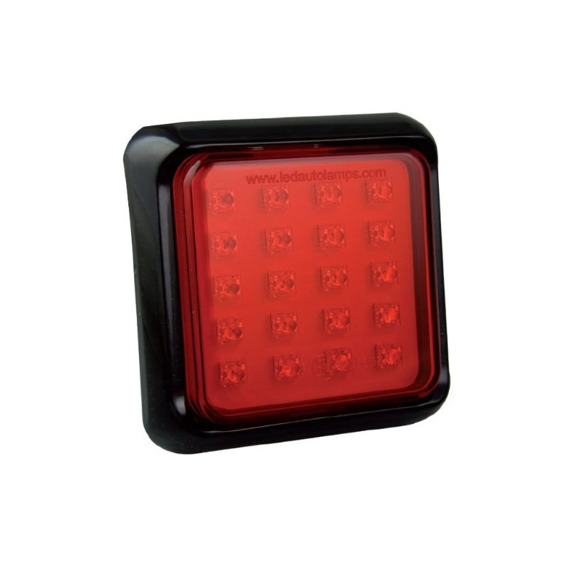 LED carlights Feu antibrouillard arrière 80 12/24 V