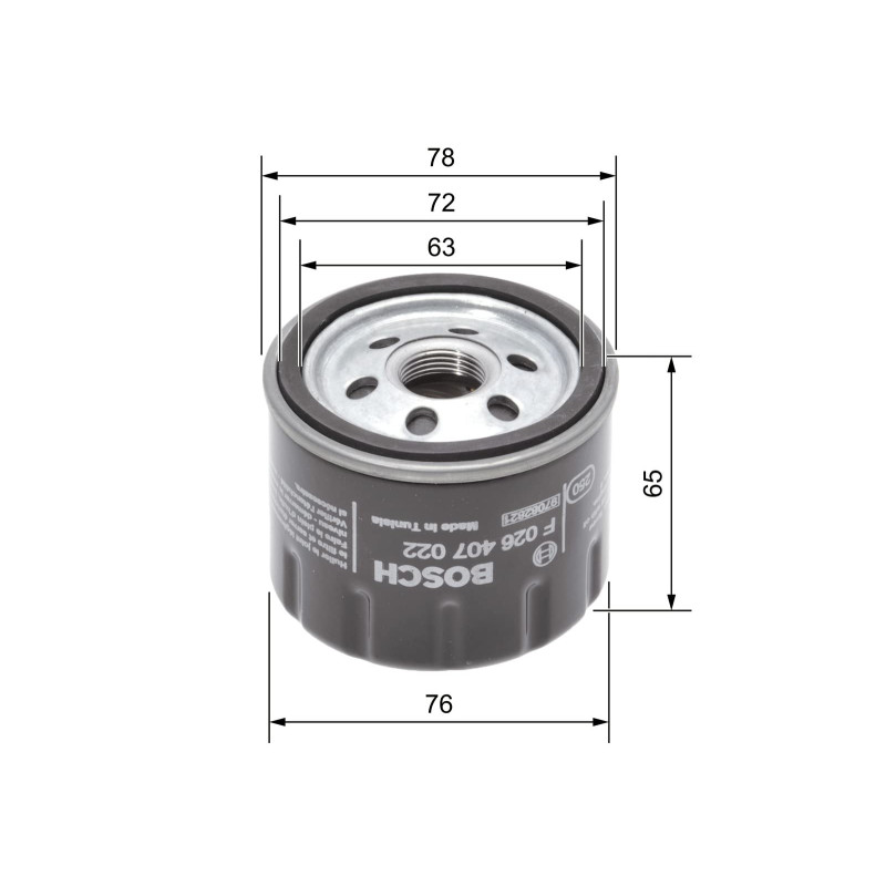 Bosch P7022 - Filtre à huile auto