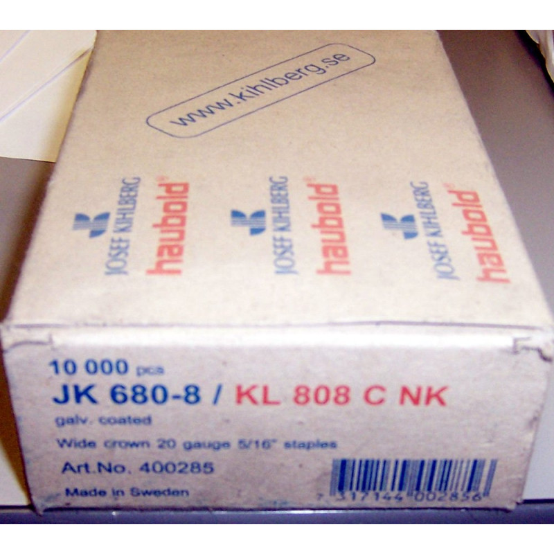 Fournitures Ind. Et Du emballage siesa 4915 – agrafe Agrafeuse Modèle 680/80 08 mm AC agrafes 10.000 pZ