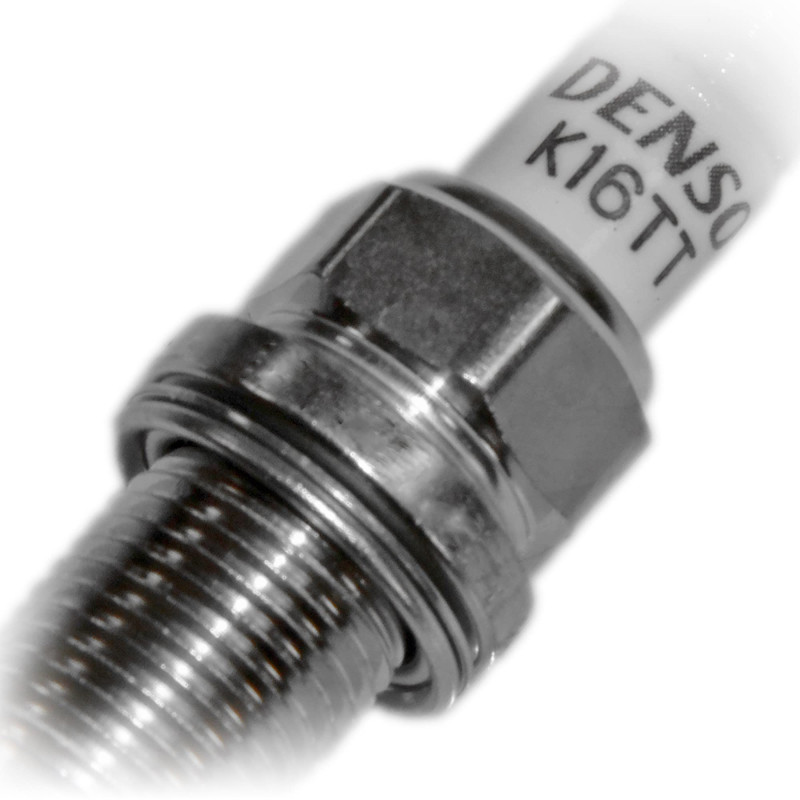 DENSO Bougie d'allumage K16TT 1-électrode de masse & Électrode centrale en nickel Ouverture de la clé: 16 mm Longueur du fileta