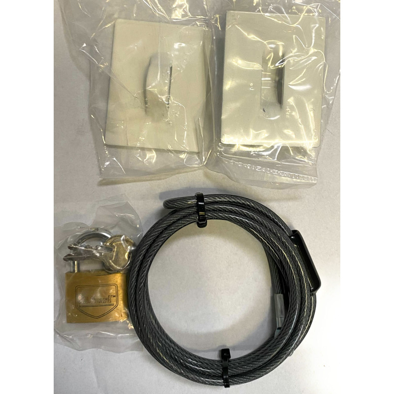 Antivol Kit 2 plaques standard 2,5 mètres 593521