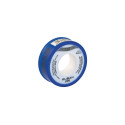 ruban téflon standard - geb - pour raccords filetés métalliques - 12 mm x 12 m x 0.075 mm - cache bleu