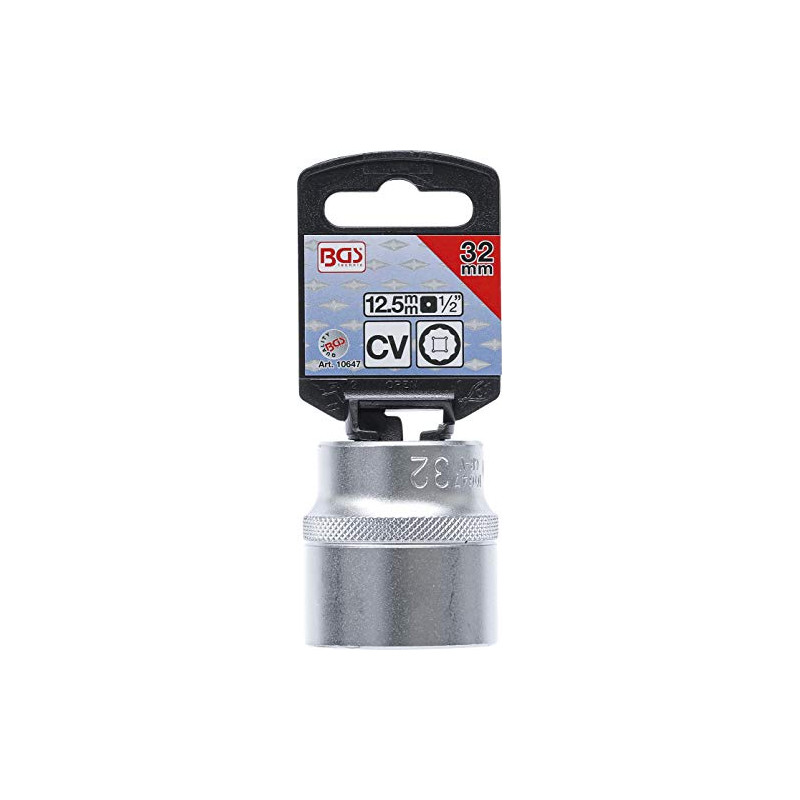 BGS 10647 | Douille pour clé, douze pans | 12,5 mm (1/2") | 32 mm