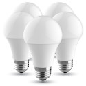 V-TAC – Ampoule LED – Douille E27 – Lumière blanche chaude 2 700 K - Lot de 5 pièces - 10W