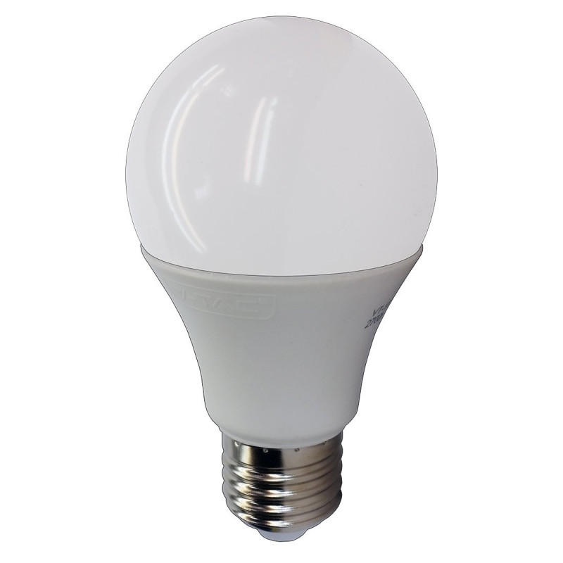 V-TAC – Ampoule LED – Douille E27 – Lumière blanche chaude 2 700 K - Lot de 5 pièces - 10W