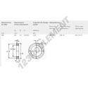 SKF - Ecrous KM13-SKF - 65x85x12 mm