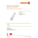 OSRAM Lot de 3 Lampes fluorescente compact DULUX S/E 9 watts /840 Culot 2G7 600 Lumen