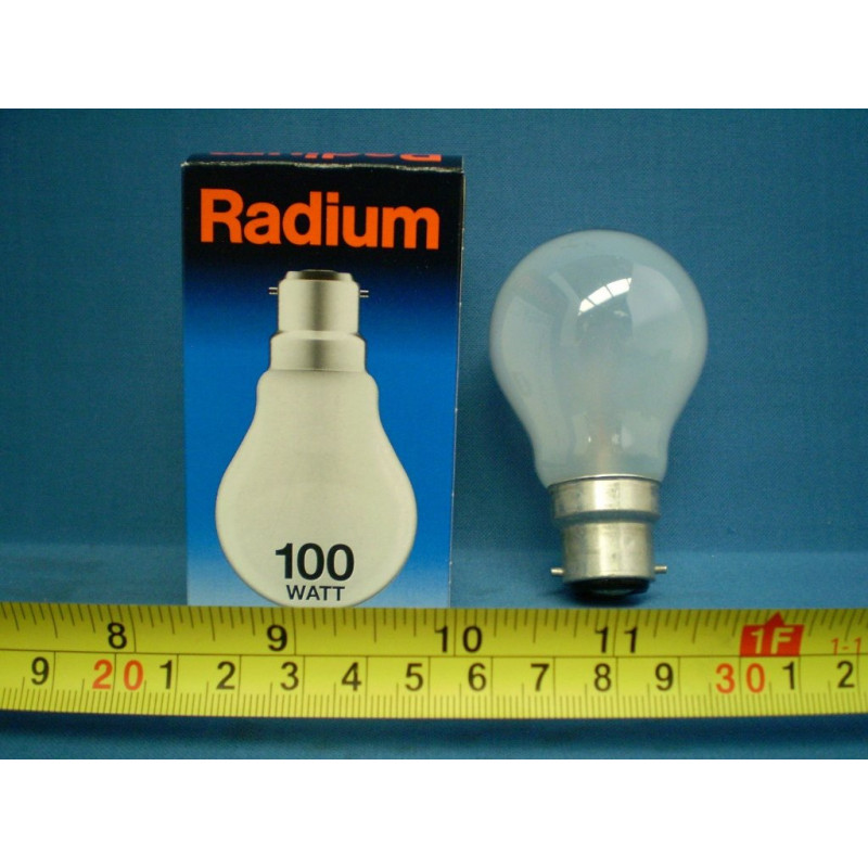 SEL 4-100 Watt Pearl (Givré) Ampoule GLS avec culot à baïonnette (B22)