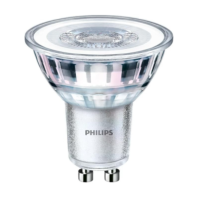 DSTOCK60 - Lot de 12 spots LED 50w compatible Philips - 4,6 W égal 50 W - 390 lumen - GU10-220-240V - blanc froid 4000K…