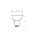 Philips MAS LED spot VLE D 6.2-80W GU10 930 36D