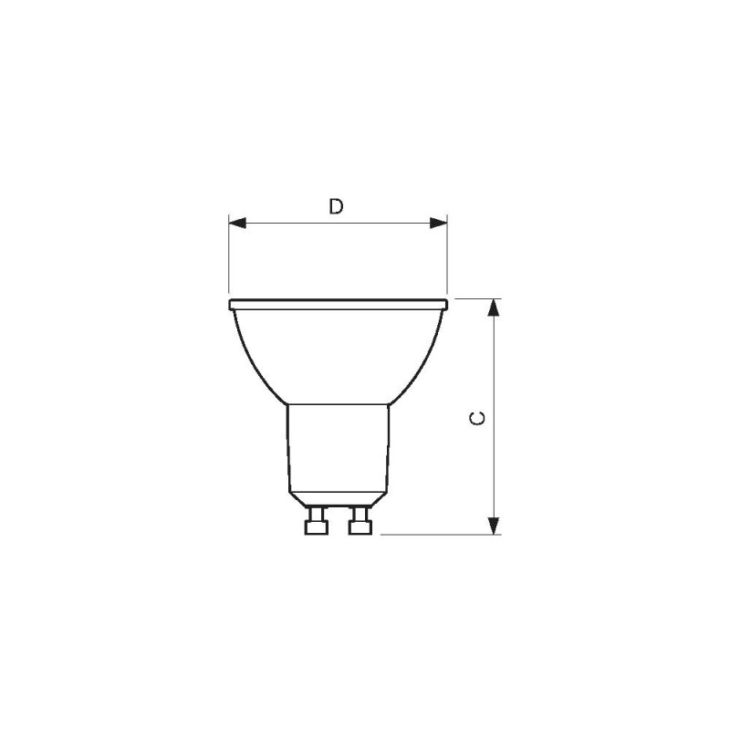 Philips MAS LED spot VLE D 6.2-80W GU10 930 36D