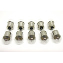 Lot de 10 ampoules BA15S 6 V 10 W