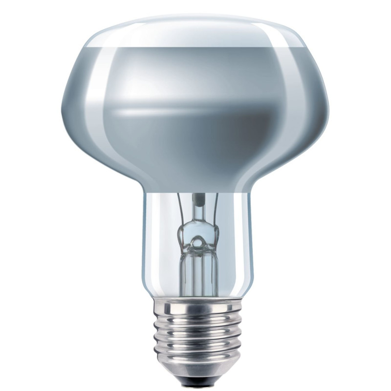 Philips Incandescent Ampoule réflecteur 60 W NR80 E27 1000 h Blanc Chaud Mat