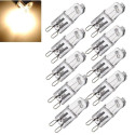 10 X Ampoule G9 40W Globe Lampe Halogène 220-230V Blanc Chaud [Classe énergétique A]