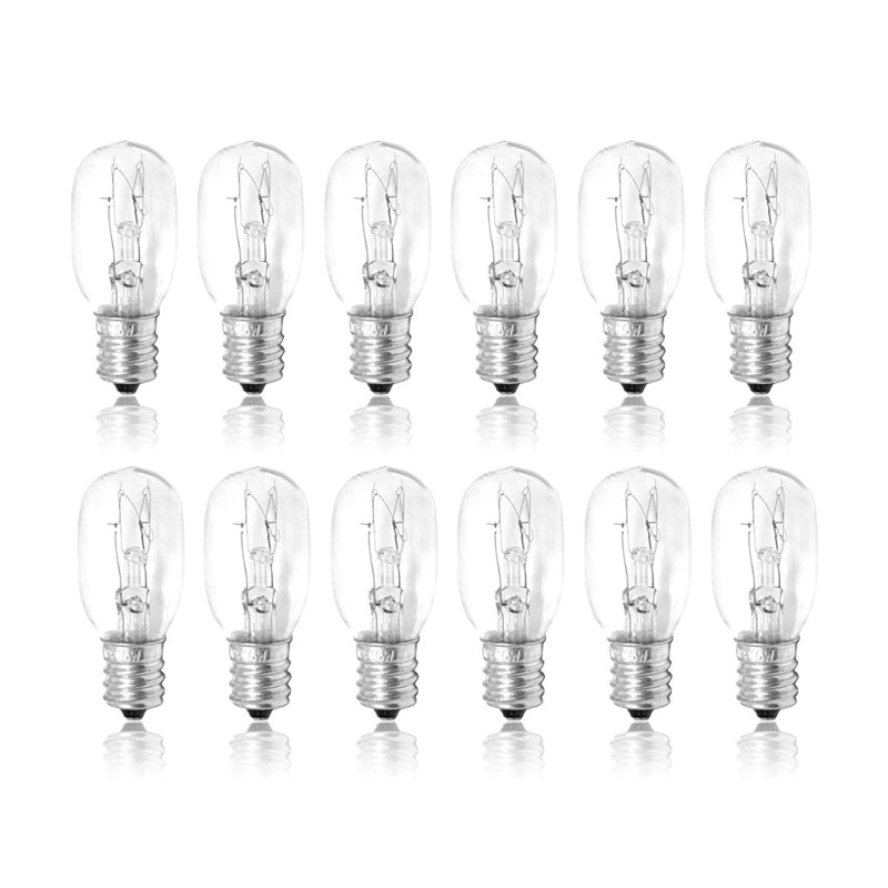 MANDALA Crafts 12 E12 110 V 15 W Ampoule à incandescence de remplacement pour lampe de sel Chandelier Veilleuse