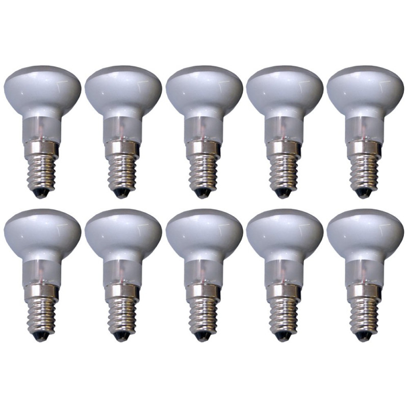 Lot de 10 ampoules à réflecteur mat r39 30W 30 w ampoule à incandescence