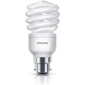 Philips Lot de 2 TORNADO - Ampoule Economie d'énergie 15 watts (75 Watts) B22 1000 LUMEN