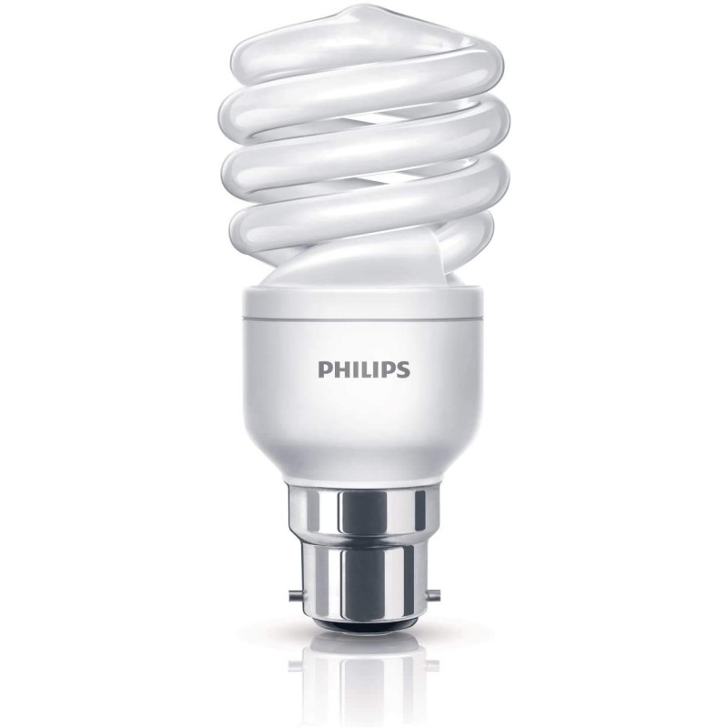 Philips Lot de 2 TORNADO - Ampoule Economie d'énergie 15 watts (75 Watts) B22 1000 LUMEN