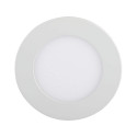 Panneau Premium V-TAC LED - Rond 12w 4000K Day Downlight à encastrer au plafond blanc avec pilote et pinces (Installation facile