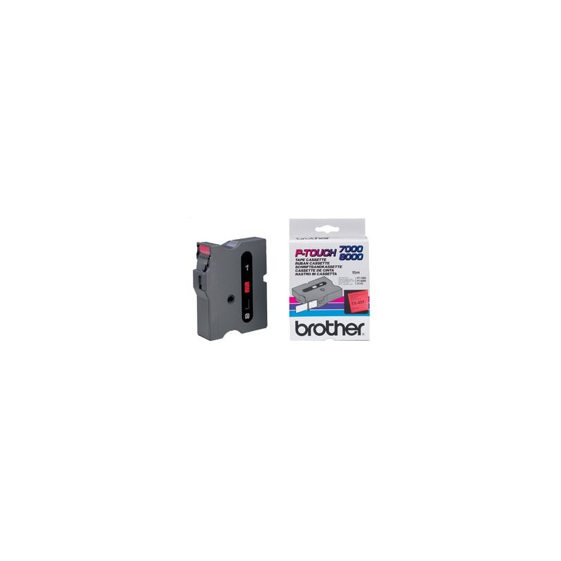 Cassette Ruban Brother TX-241 - 18 Mm - Noir / Blanc