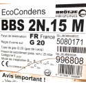 CHAUDIERE GAZ VENTOUSE 15kw ECOCONDENS BBS 2N.15 M