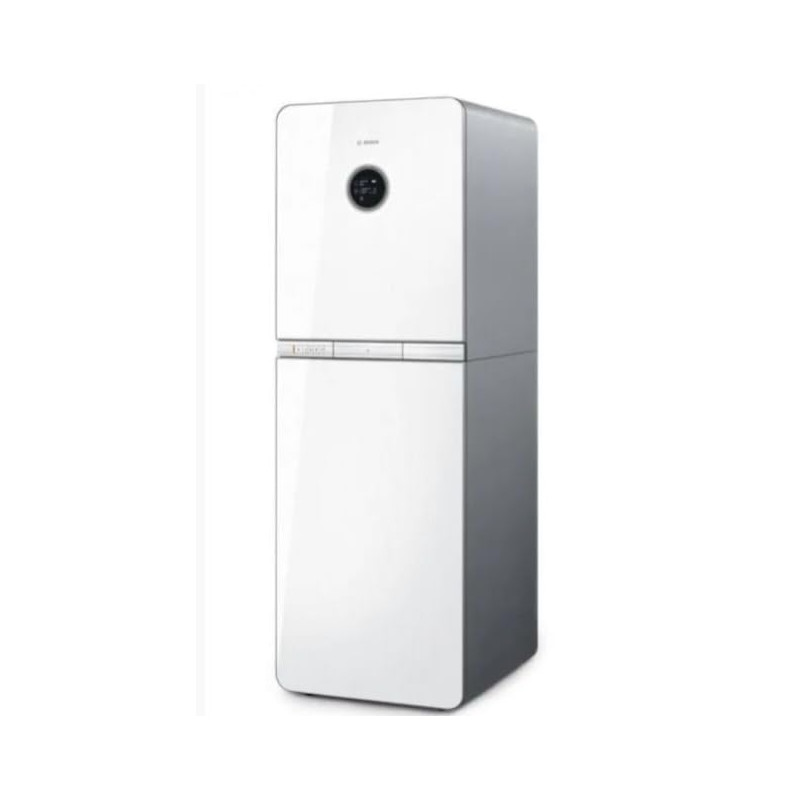 BOSCH -Chaudière gaz condensation sol 9000i WM ballon ECS 210 litres 30kW Blanc classe énergétique A Réf GC9000i WM30 210 S23 -