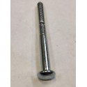 VIS A TETE RONDE double filetage 6 x 65 galva