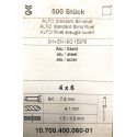 500 rivets 4 x 6 Alu/Acier 7,5mm