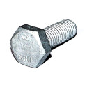 Vis à tête hexagonale M10 x 40 - DIN 933 - Quantité 5 - Acier galvanisé à chaud - Classe de résistance 8.8 - Filetage jusqu'à la