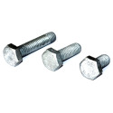 Vis à tête hexagonale M10 x 40 - DIN 933 - Quantité 5 - Acier galvanisé à chaud - Classe de résistance 8.8 - Filetage jusqu'à la