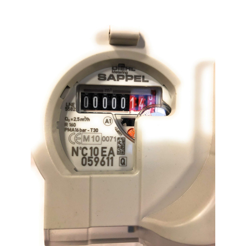 compteur a eau diehl 2,5m3 avec izar cp r3.5