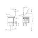 Bosch 0332015001 Relais 12V 15A, Ip5K4, Résistance aux Températures Allant de -40° C À 85° C