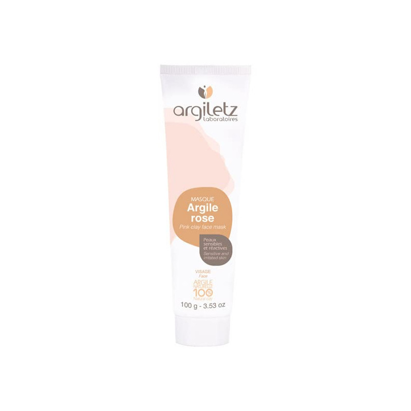 ARGILETZ - Masque Argile Rose 100G 100Ml - Lot De 2
