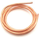 Xiayanmei 99,9% Pure Pipe Souple Cuivre Copper Tube 5m / 16,4 pi Climatisation T2 cuivre Bricolage réfrigération Plomberie Mur T