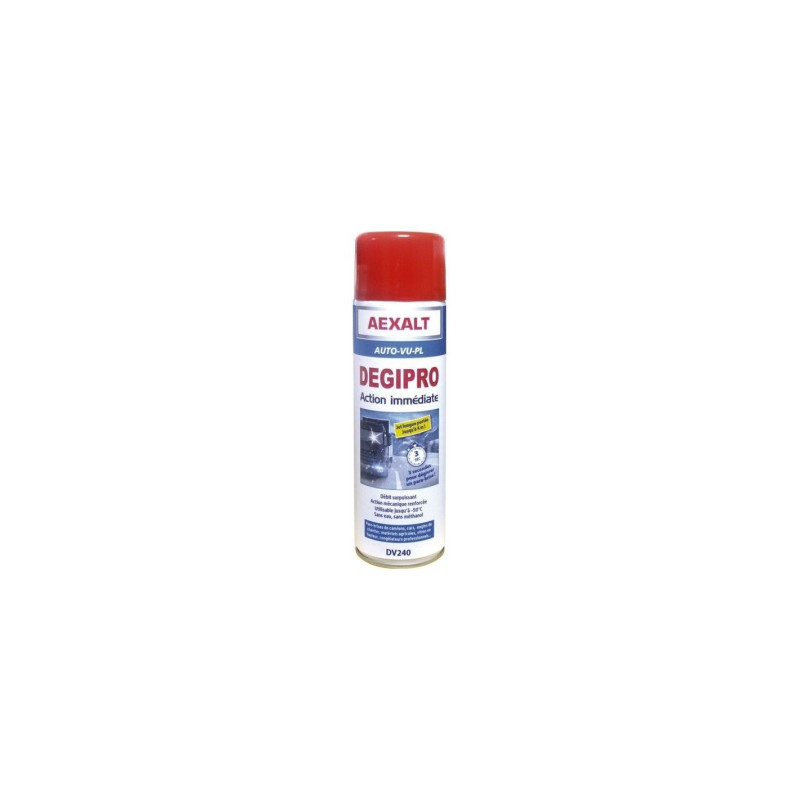 Degivrant pare brise degipro action rapide longue portee aeros. 650ml