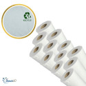 DSTOCK60- Lot de 12 rouleaux de draps d'examen ouate mêlée - 2 plis 2 x 18gr - Fabrication Française - Cabinets médicaux - Soins