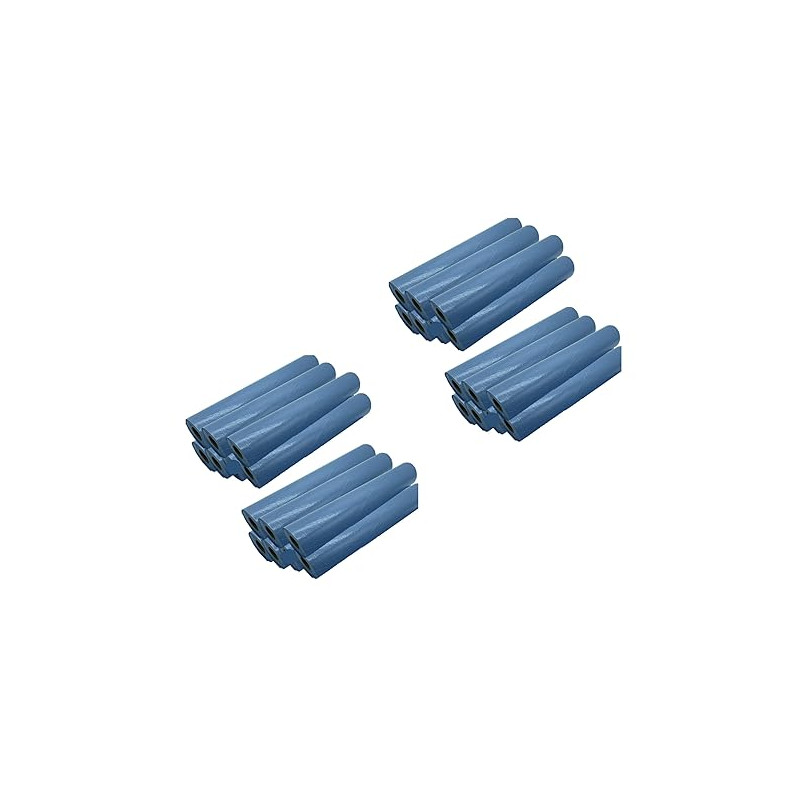 DSTOCK60 - Lot de 24 rouleaux de 1/2 draps d'examens bleus plastifiés imperméables - 25 x 35-135 formats - qualitié médicale…