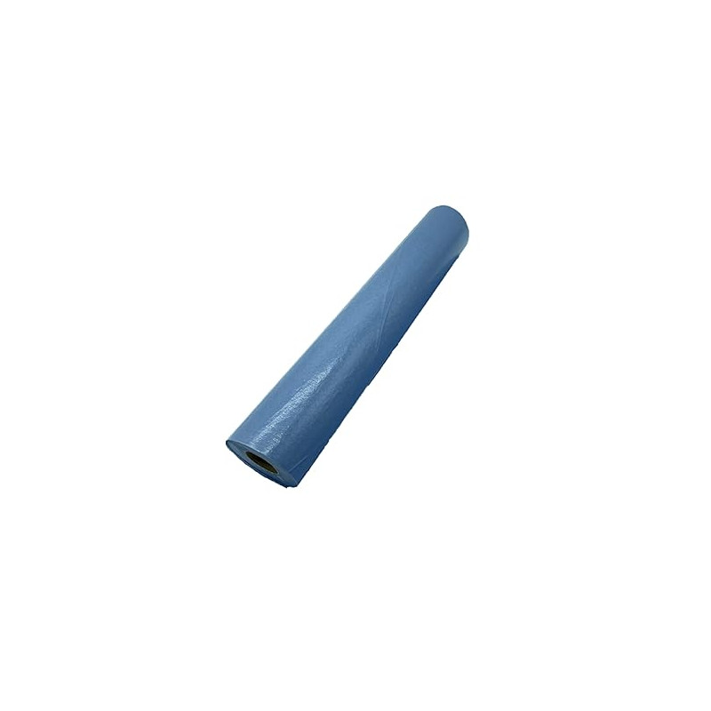 DSTOCK60 - Lot de 24 rouleaux de 1/2 draps d'examens bleus plastifiés imperméables - 25 x 35-135 formats - qualitié médicale…