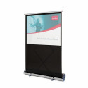 Nobo - Écran pour Projecteur avec Pieds, Facile à Transporter, Surface Blanche Mate, avec Mini-Support & Coffret Léger en Alumin